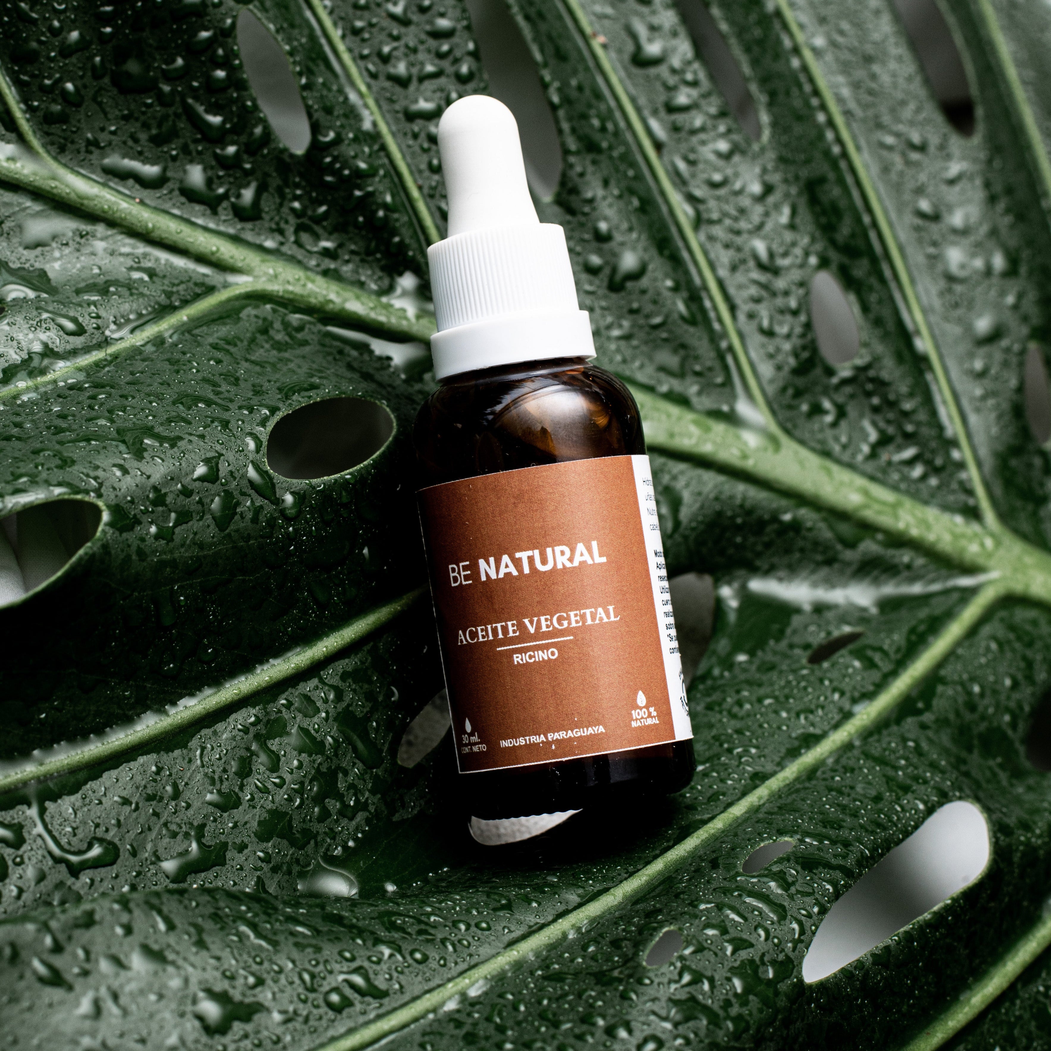 aceite de ricino natural Be Natural – fortalecimiento capilar, cejas y uñas – Tiendas PY