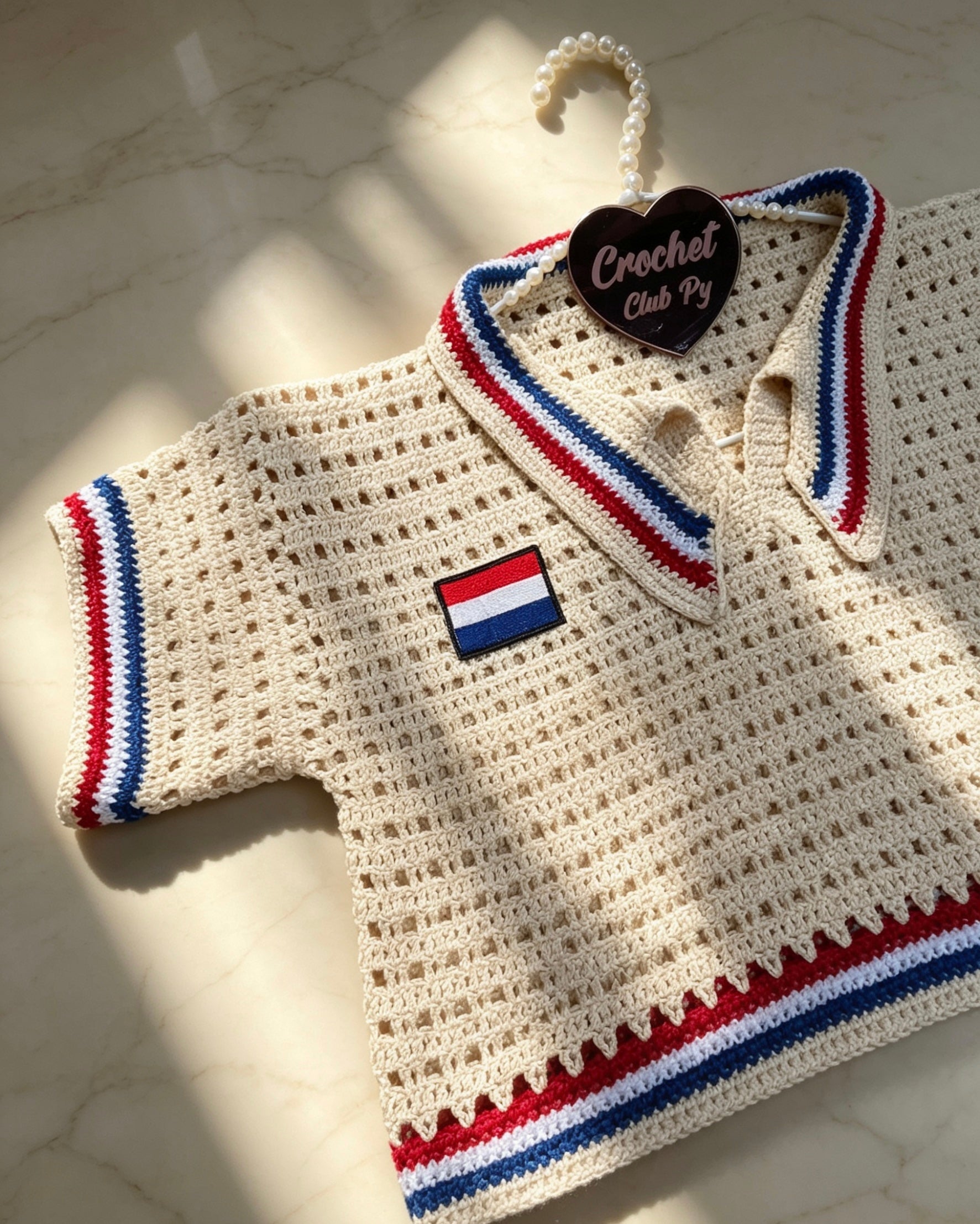 Polo Crop Albirroja