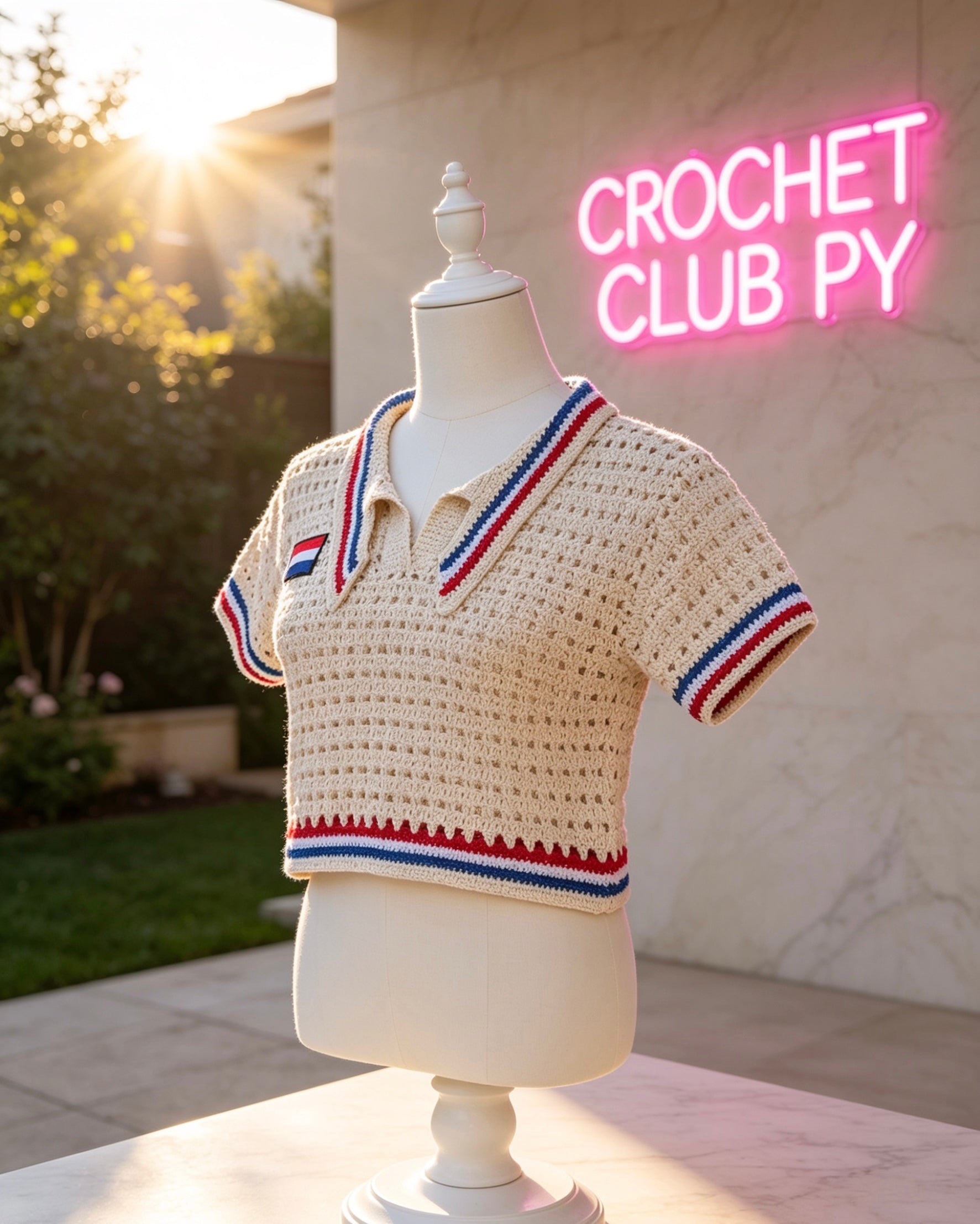 Polo Crop Albirroja