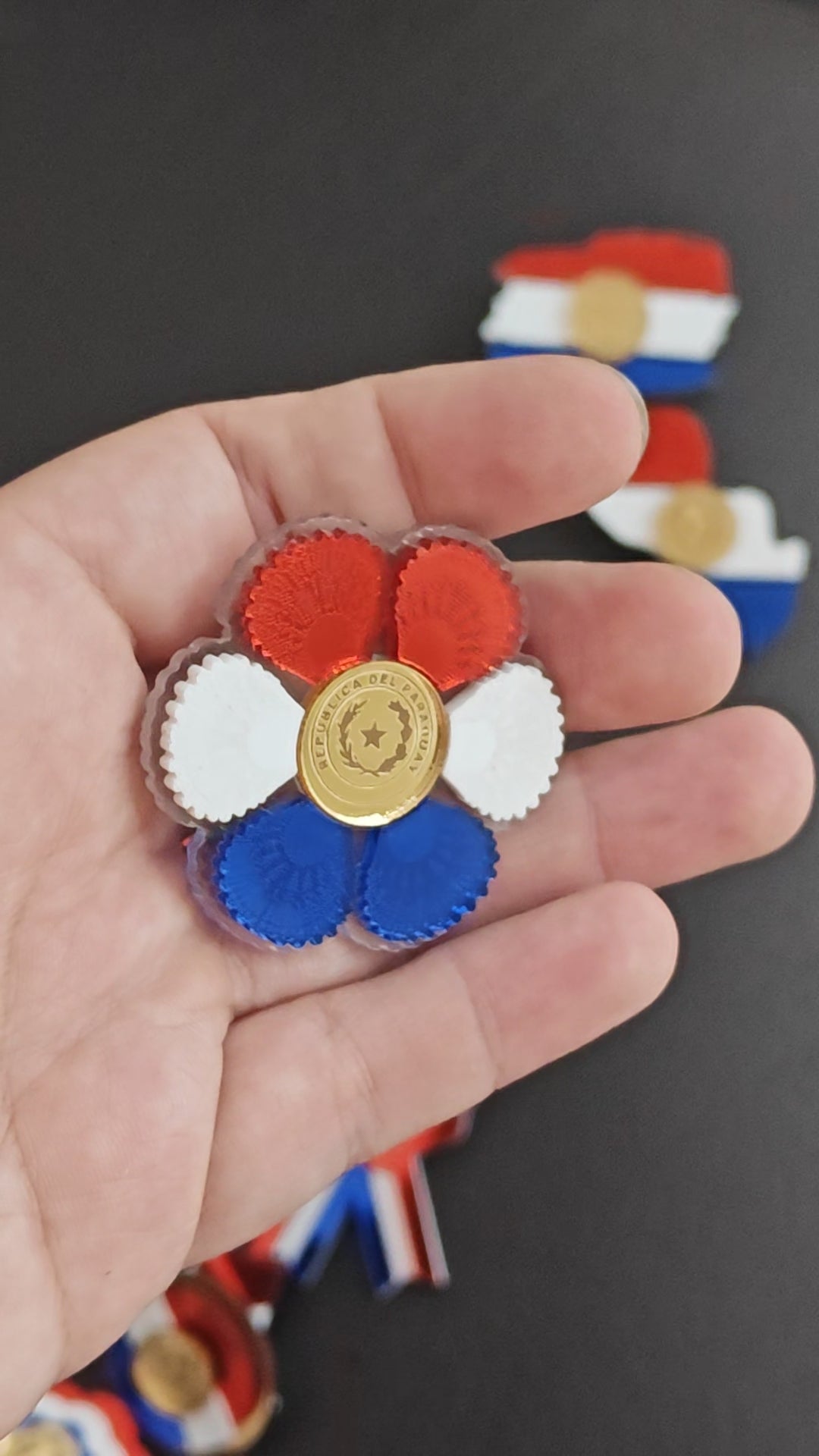 Prendedor de Acrílico de Paraguay
