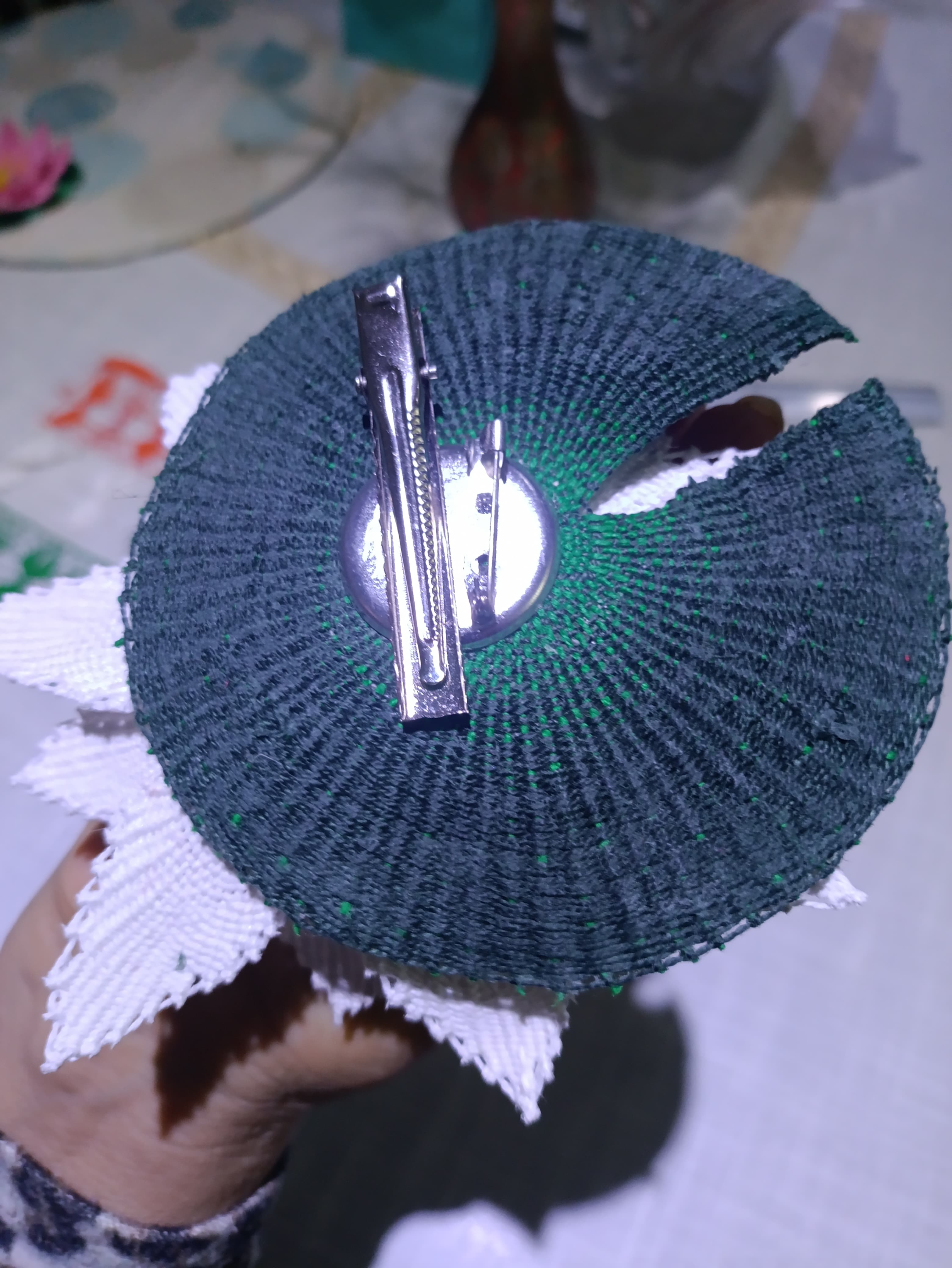 Prendedor/Tocado de Flor de Loto