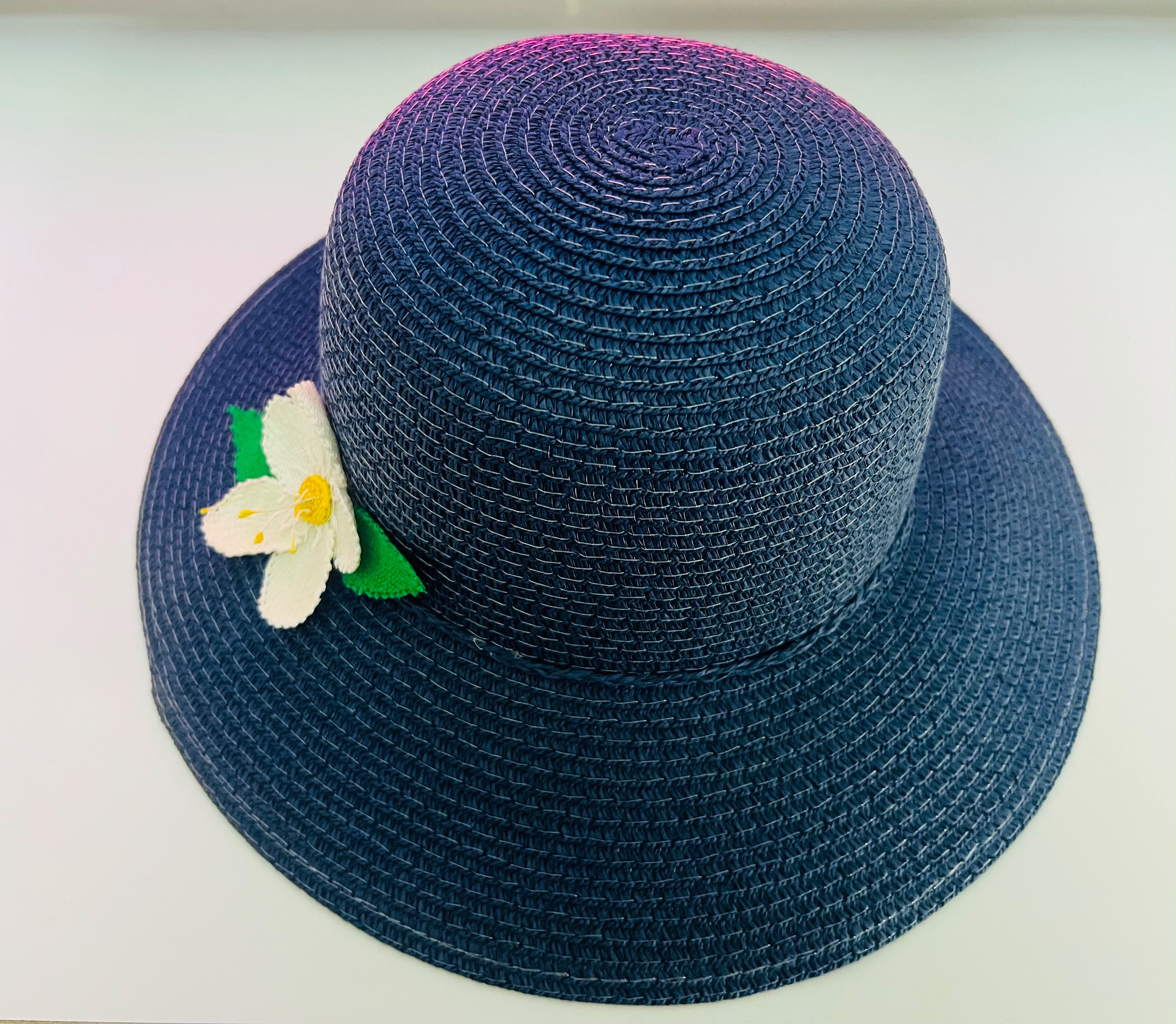 Sombrero para Dama con Flor de Ñandutí