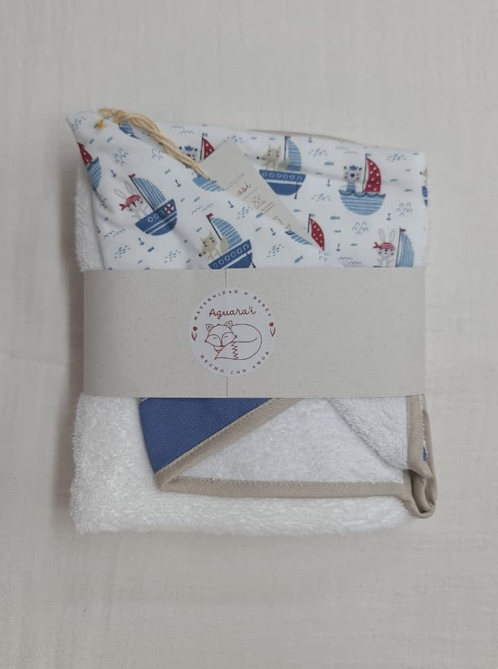 Toalla de baño con capucha XL