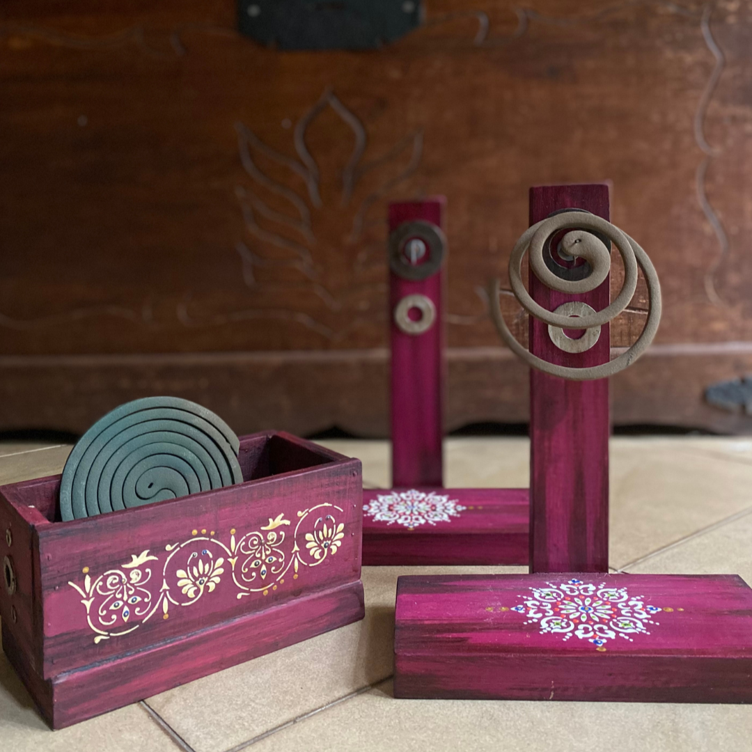 Set Artesanal Porta Espiral + Cajita