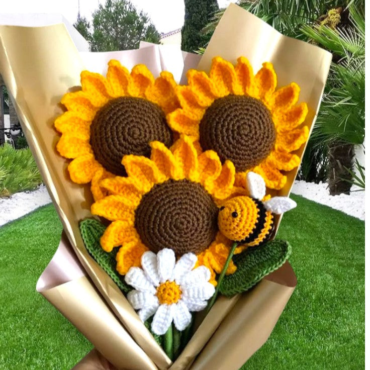 Ramo Crochet Girasoles 🌻