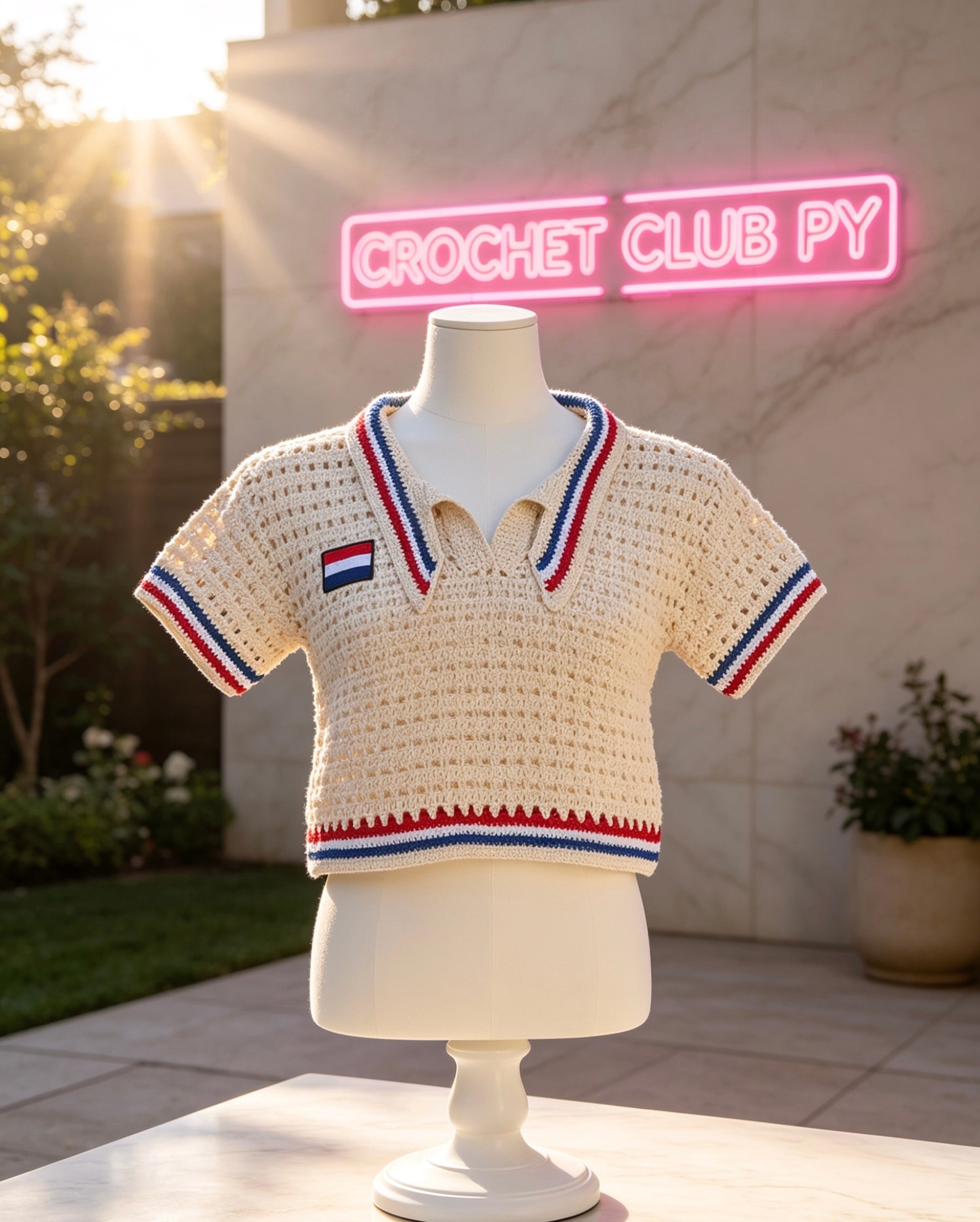 Polo Crop Albirroja