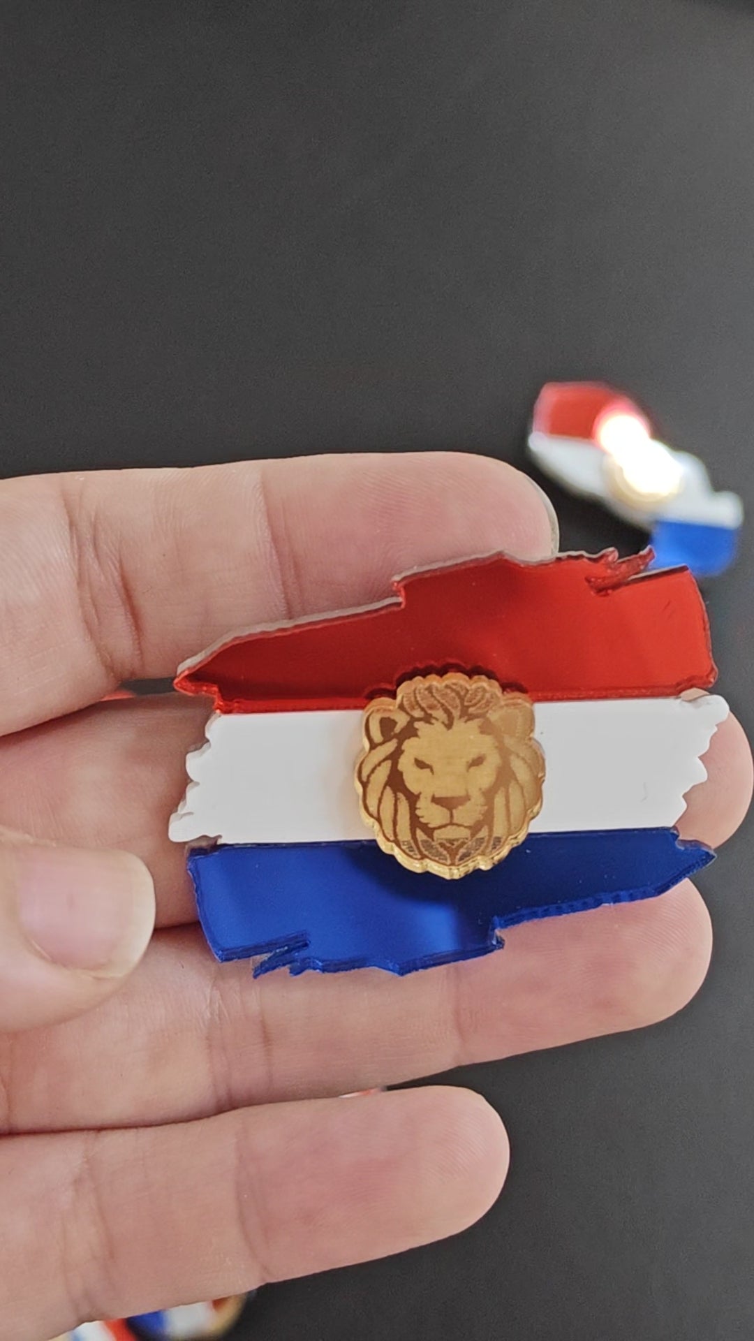 Prendedor de Acrílico de Paraguay