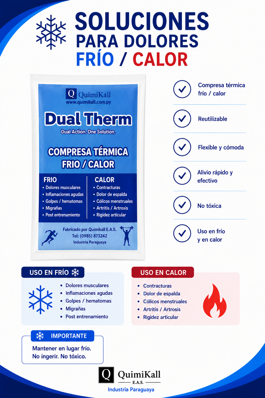 Caja de Compresa Térmica DualTherm