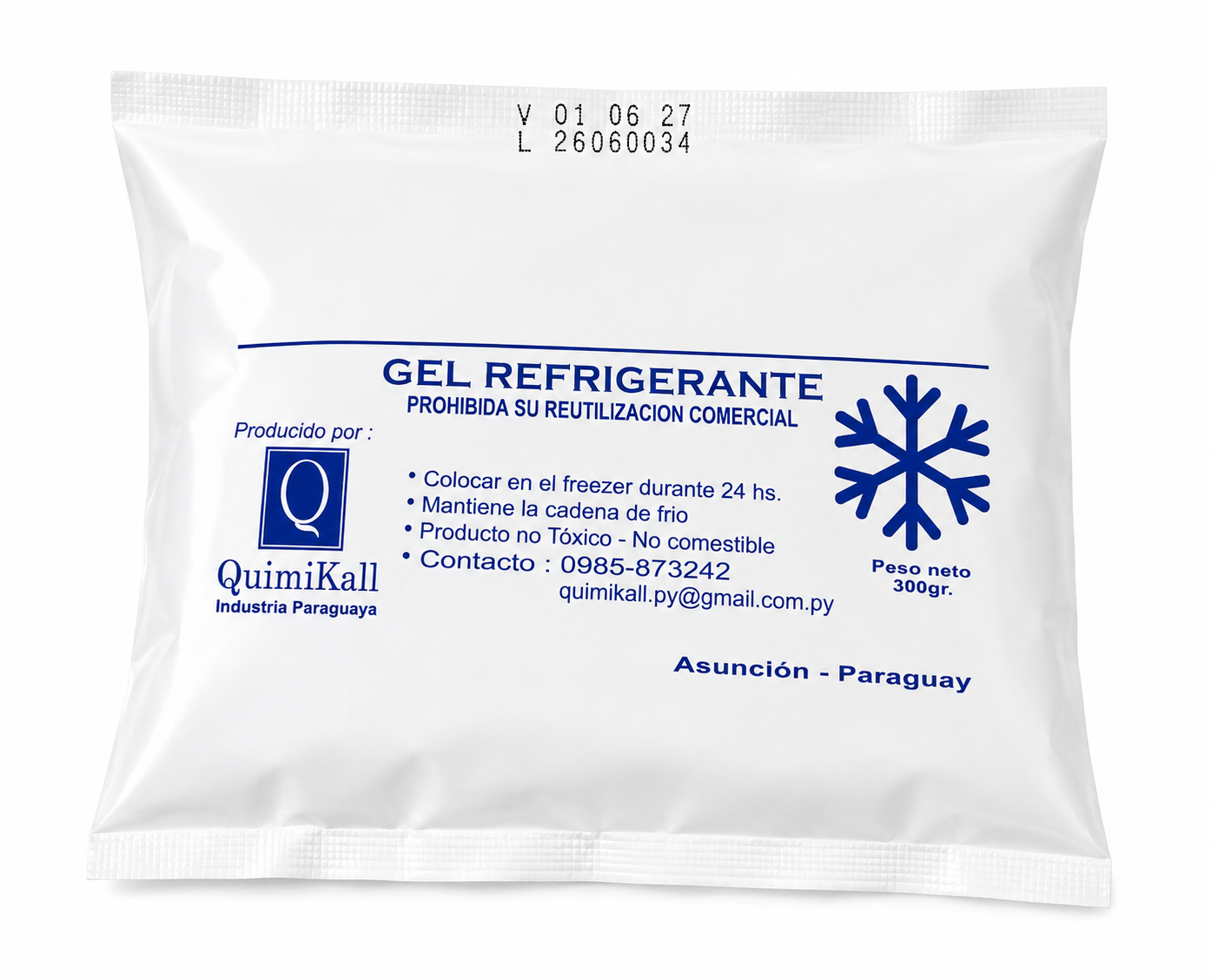 Caja de Gel Refrigerante de 300 gr