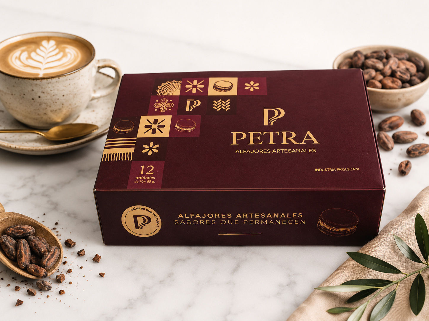 Caja Exhibidora Petra – 12 Alfajores
