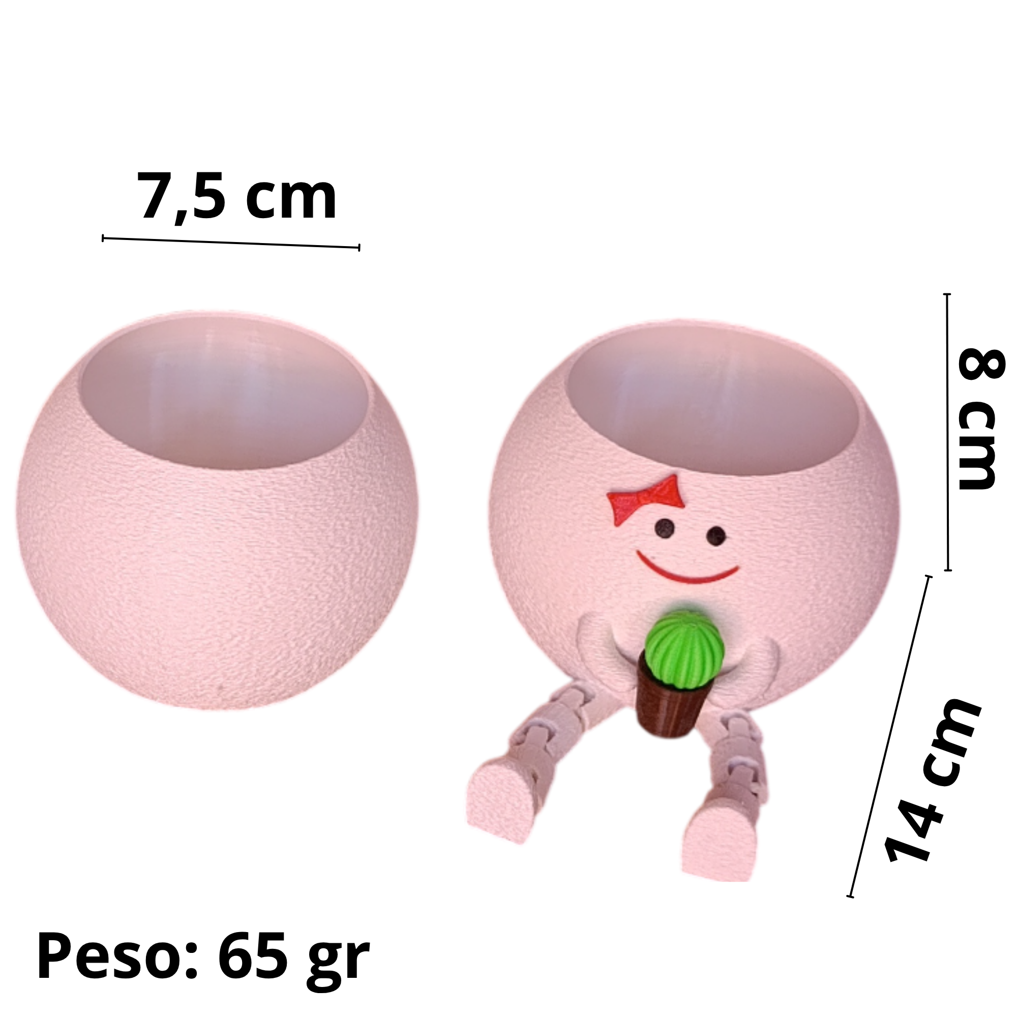 Maceta NENA con patas articuladas