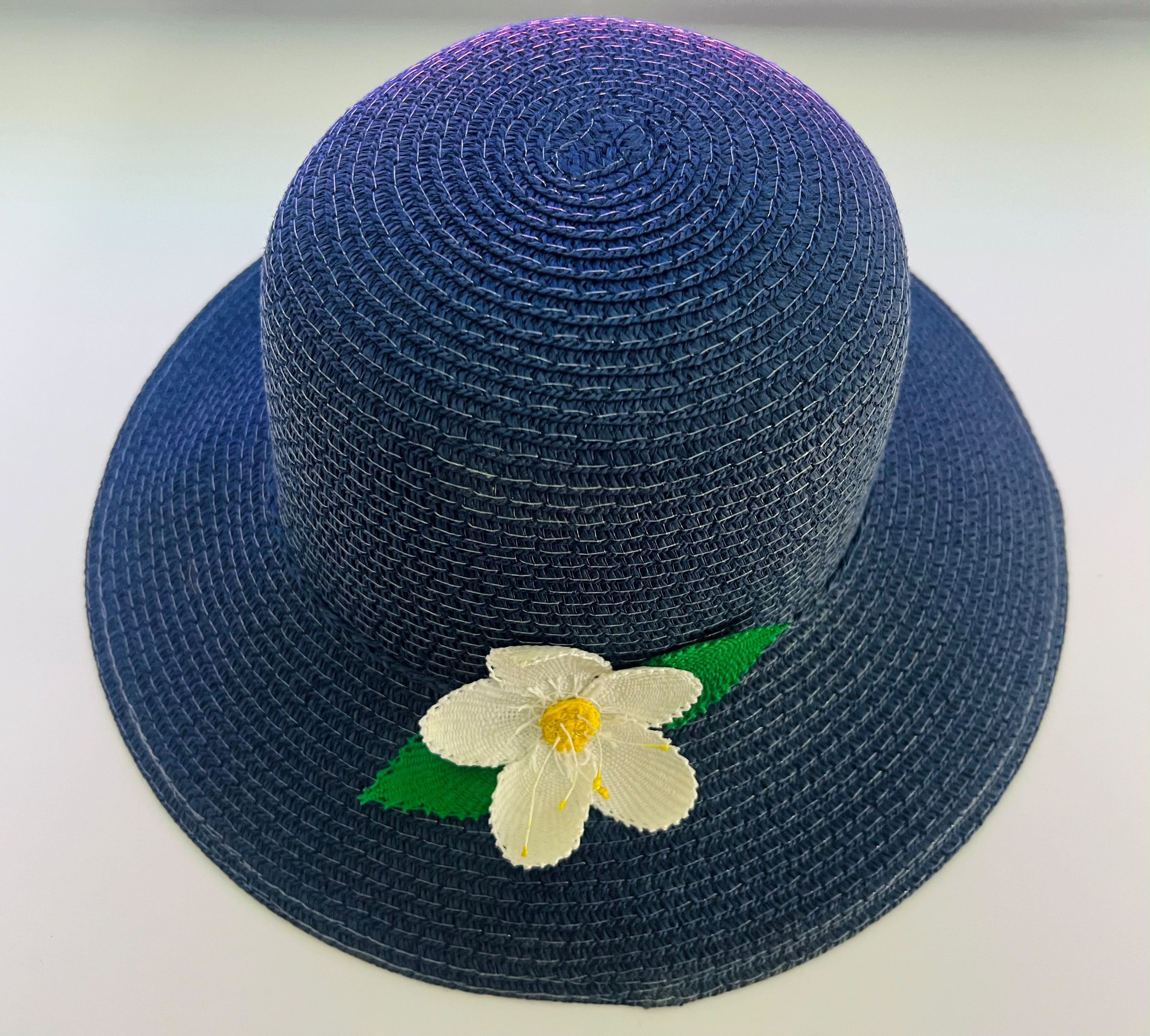 Sombrero para Dama con Flor de Ñandutí