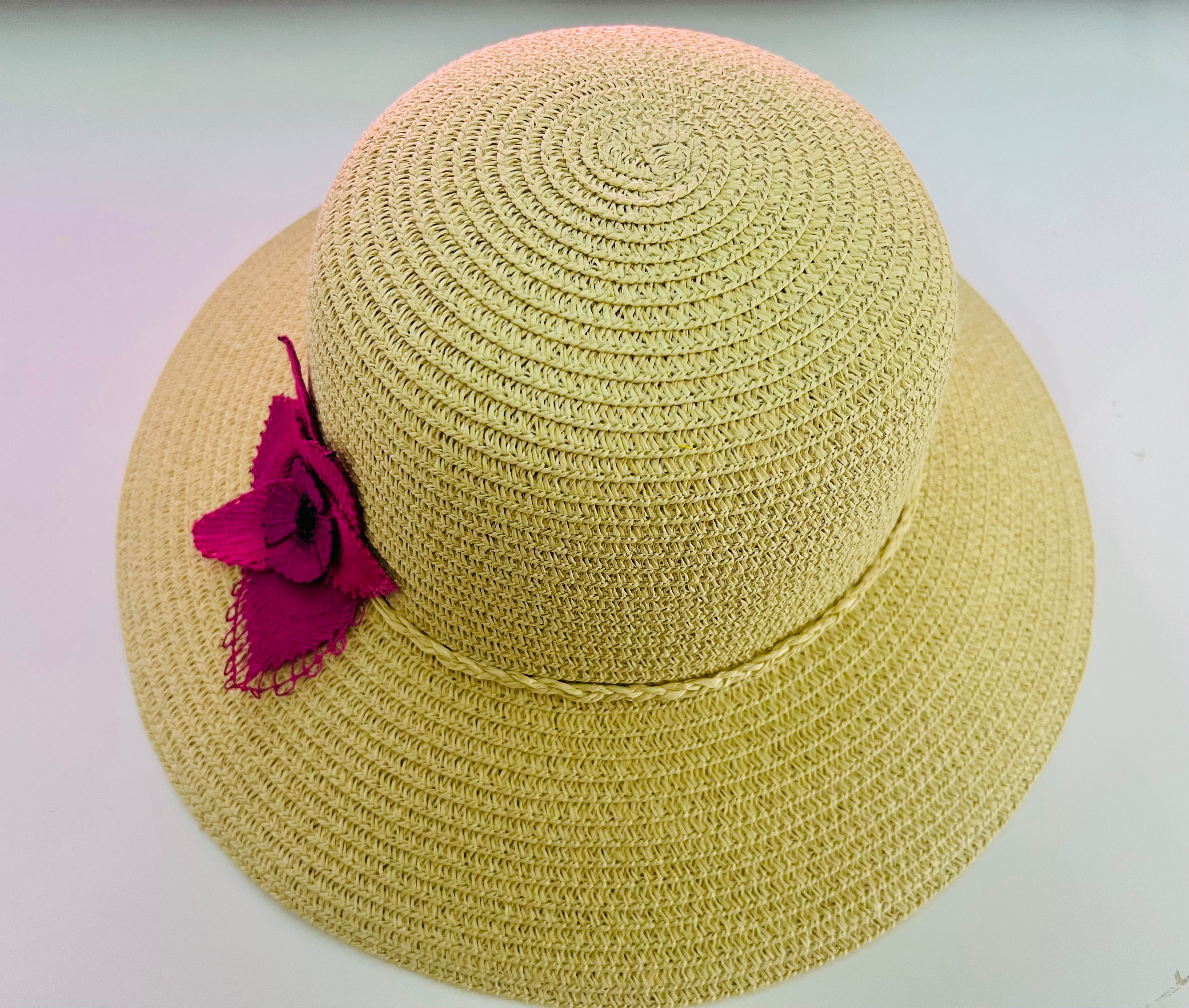 Sombrero para Dama con Flor de Ñandutí