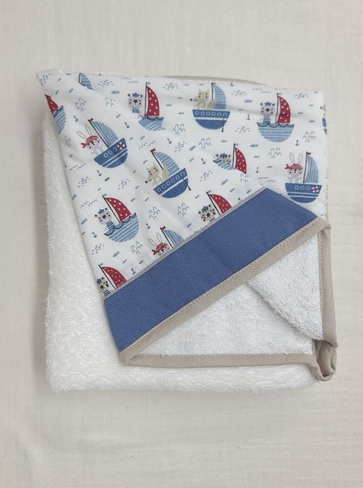 Toalla de baño con capucha XL