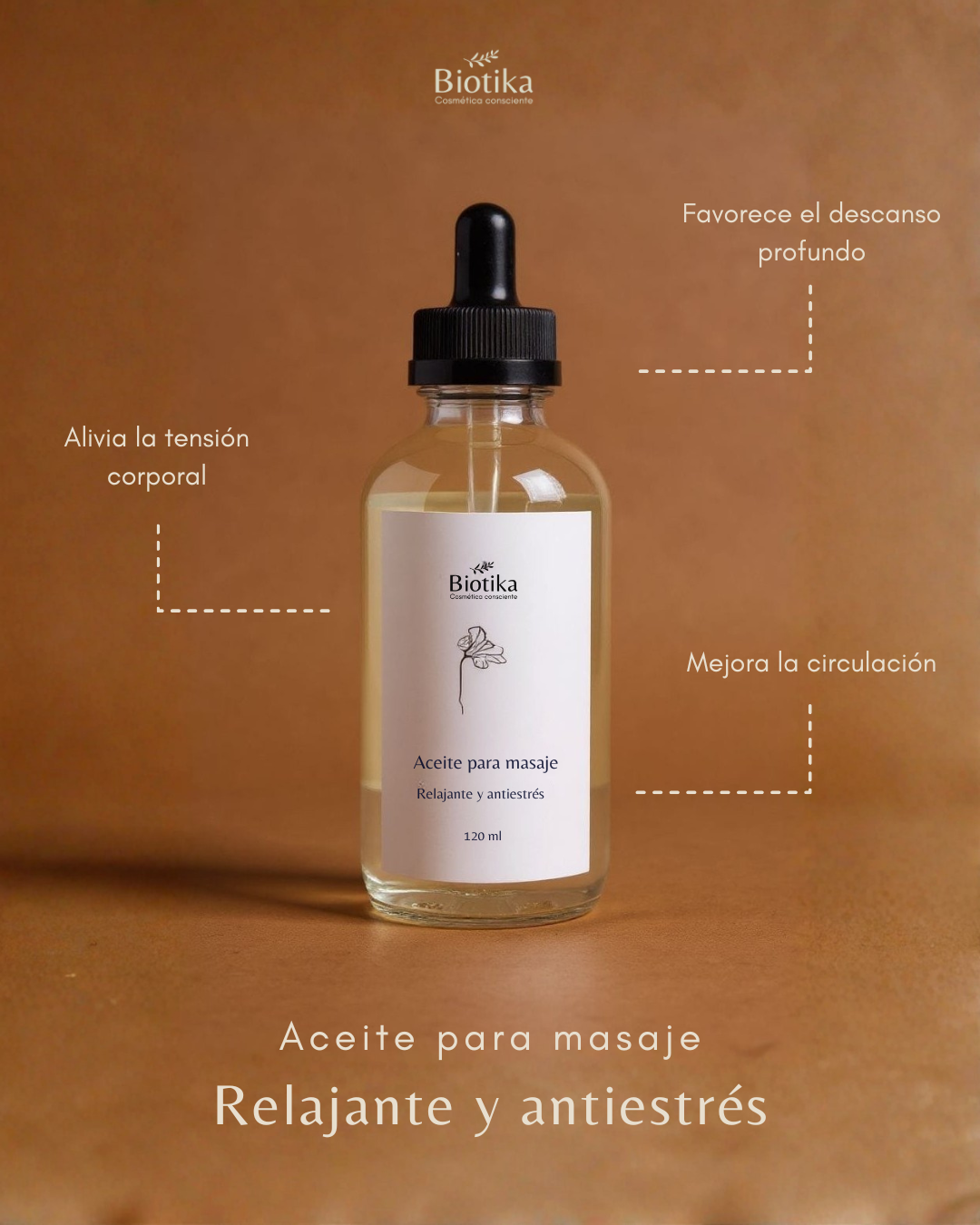 Aceite para masaje relajante-antiestrés